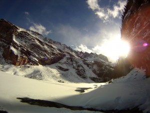 Sunny day at Lake Louise