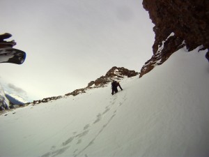Matthias climbing