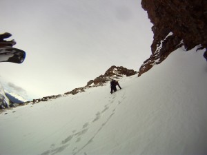 Matthias climbing