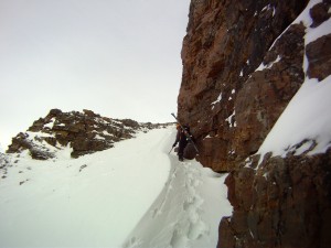 Matthias climbing