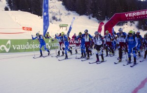Teams race start (Andrea's Photo).